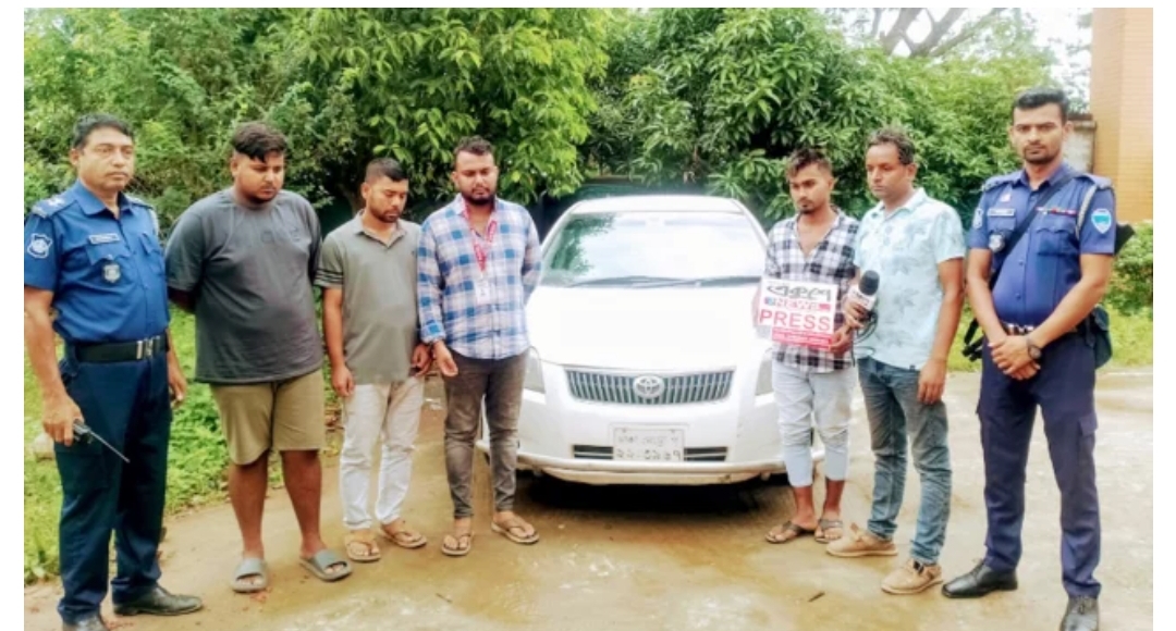 পাঁচ ভুয়া সাংবাদিক আটক ব্রাহ্মণবাড়িয়া