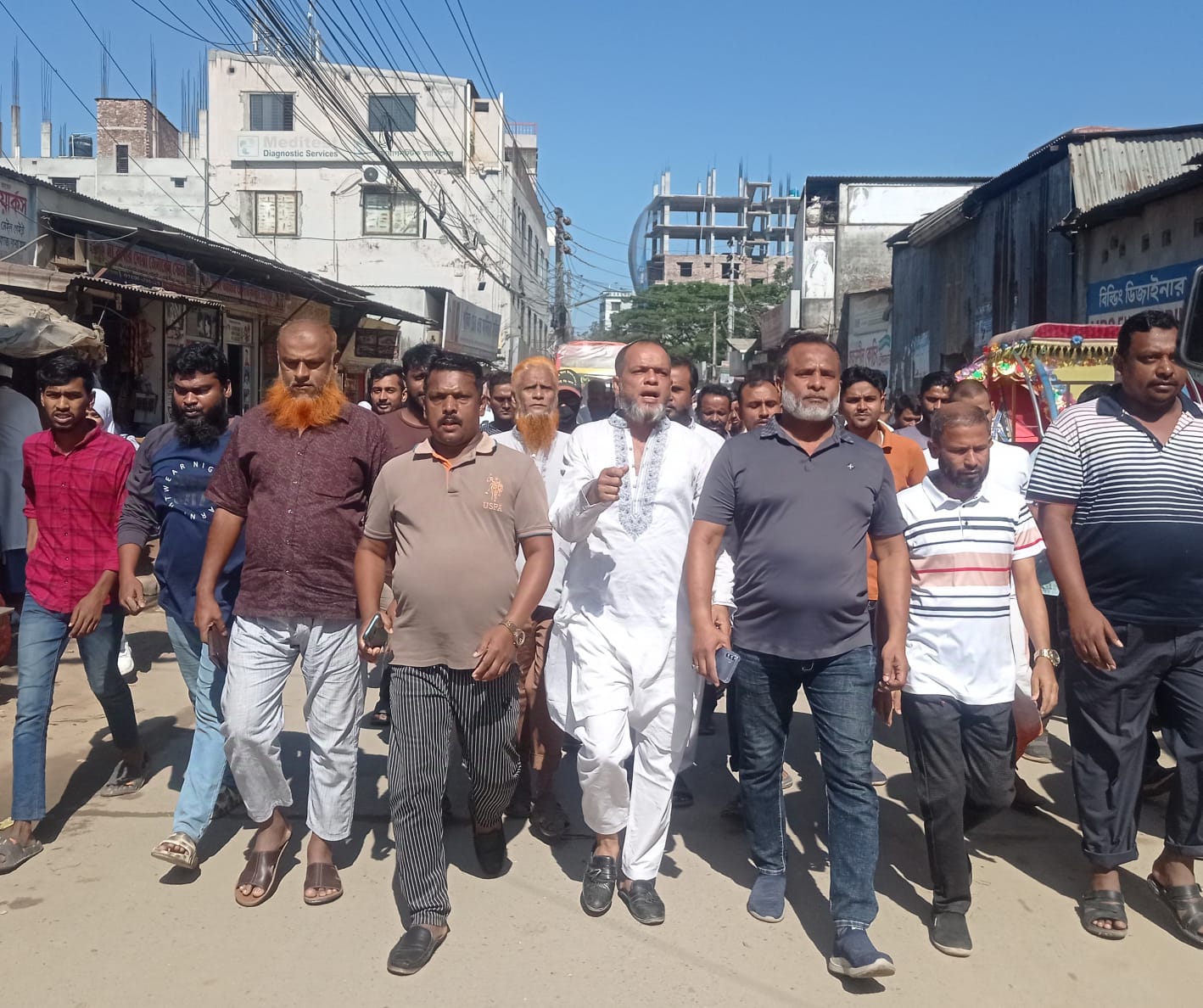ফ্যাসিস্ট হাসিনা’র ষড়যন্ত্র প্রতিহত করতে ৪৫নং ওয়ার্ড বিএনপি’র বিক্ষোভ মিছিল