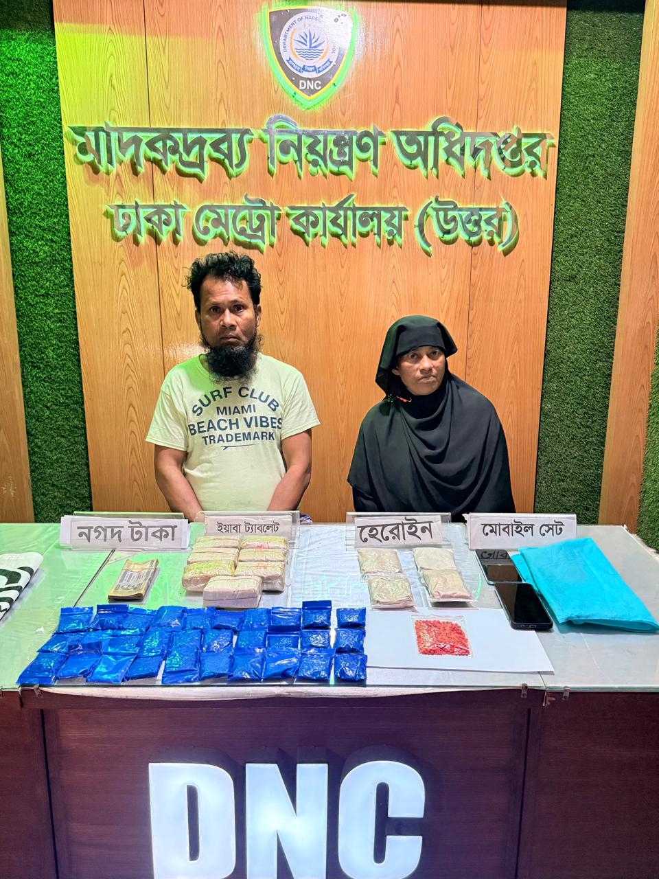 কোটি টাকার মাদকসহ ‘মাদকের রানী’ গ্রেফতার: উত্তরা সার্কেলের অভিযানে ভেঙে দেওয়া হলো বড় চক্র